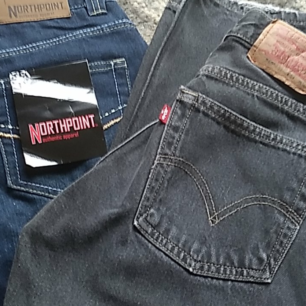 Boys jeans Levi's and Northpoint